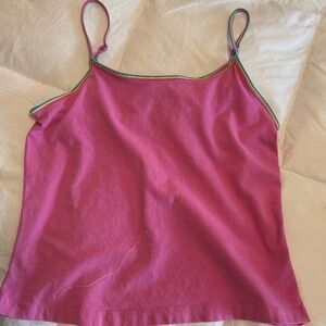 Women's Pink Pajama Tank Top only S(4-6)